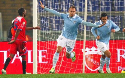 Tim Cup, super Lazio: tris al Catania e semifinale