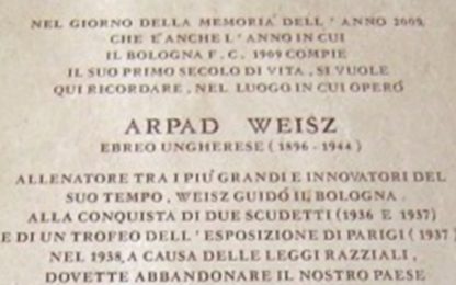 La coppa della memoria: Inter-Bologna nel nome di Weisz
