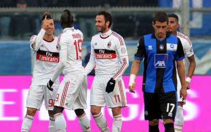 Milan, riecco El Shaarawy: Atalanta ko. Gli highlights