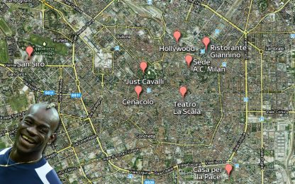 Milano riabbraccia Balotelli: la mappa dei luoghi di Mario