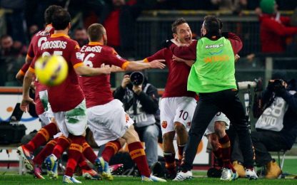 Totti-gol, riecco la Roma: colpo grosso contro la Juve