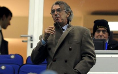 Inter, Moratti incredulo: "In campo solo la Fiorentina"
