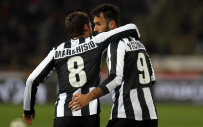 La Juve a Monaco: Vucinic recupera, Marchisio in appoggio