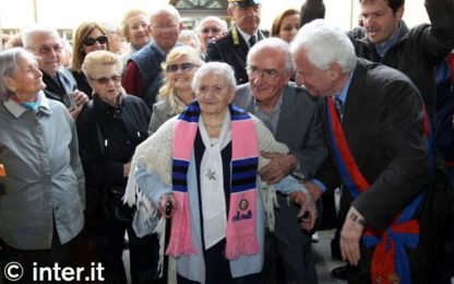 Addio alla "nonna" dell'Inter. Aveva 114 anni