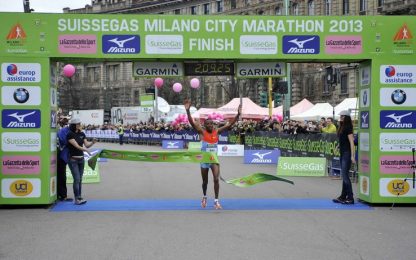 Milano City Marathon, Biru ci mette la firma