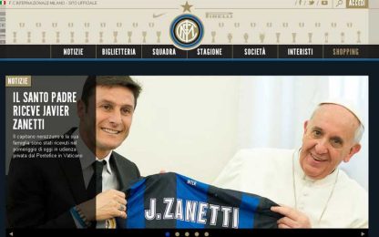 Zanetti incontra Papa Francesco: "E' stato emozionante"
