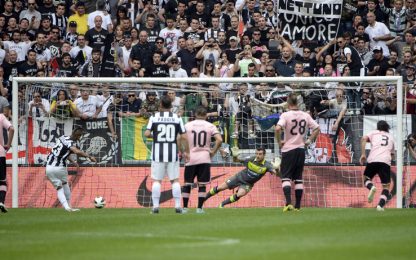 Juventus, Palermo battuto e festa scudetto