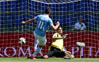 Cinquina di Klose, la Lazio dilaga con il Bologna