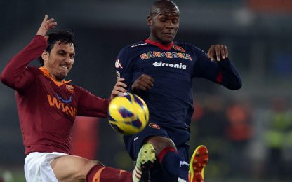 Cagliari-Roma, fischio finale: la partita resta 0-3