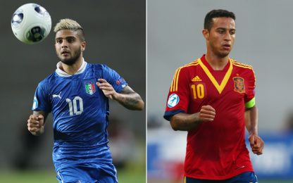 Under21, alle 18 la finale: Italia-Spagna, due mondi diversi