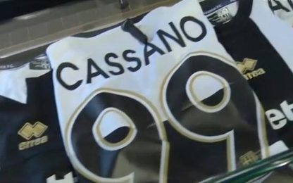 A Parma è Cassano-mania: tutti vogliono la sua maglia