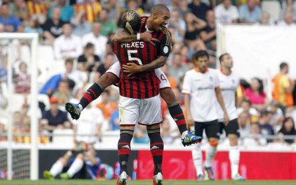 Il Milan vince a Valencia, sprazzi di Inter ad Amburgo