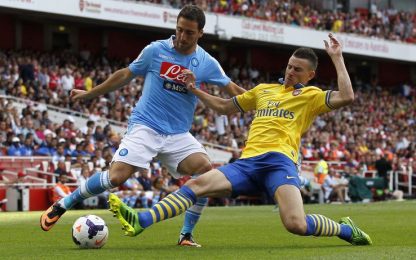 Emirates Cup, pari all'esordio del Napoli: 2-2 con l'Arsenal