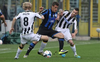 Doppio Denis trascina l'Atalanta, Udinese ko. I GOL