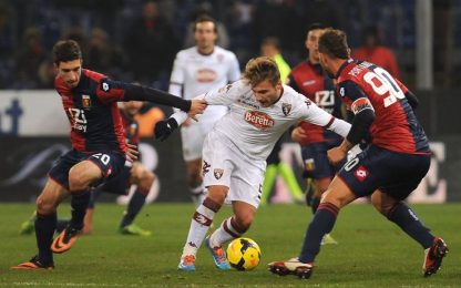 Il Genoa allontana l'aggancio: termina 1-1 contro il Torino