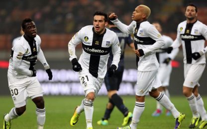Inter, non basta Palacio: 3-3 con il Parma a San Siro