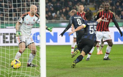 Magia di Palacio, un tacco decide il derby: Inter-Milan 1-0