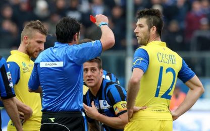 Atalanta-Chievo, decide Cigarini. Cesar, rosso record. I GOL
