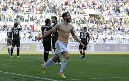 Pazza Lazio: Candreva salva Marchetti, è 3-2 al Parma. I GOL