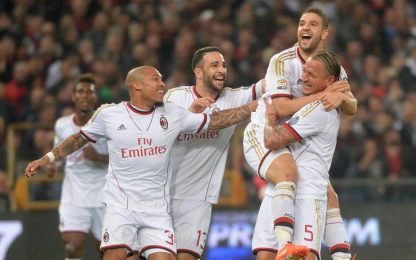 Il Milan soffre ma vince 2-1, decidono Taarabt e Honda