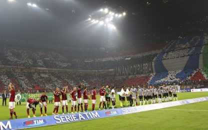 Attesa e passione, la lunga giornata di Milan-Juve