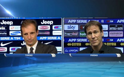 Allegri-Garcia, è già Juve-Roma a Sky Calcio Show