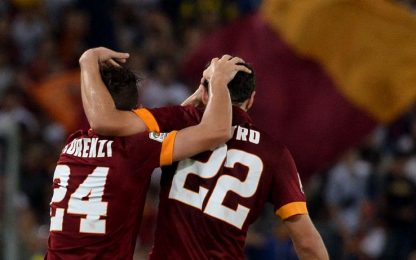 Florenzi, regalo a Totti. Destro, che gol! Roma-Verona 2-0