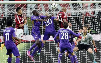 De Jong illude, Ilicic non perdona: Milan-Fiorentina 1-1