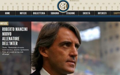 Inter, è ufficiale: Roberto Mancini è il nuovo allenatore