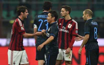 Juve e Roma scappano, il pari nel derby serve solo a Mancini