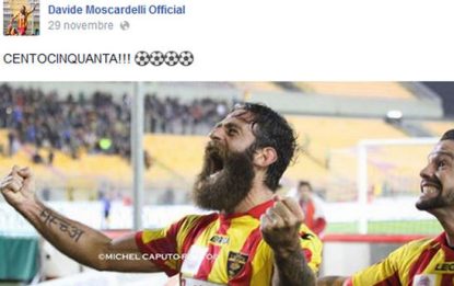 Moscardelli da record: 150 gol in carriera, web in delirio