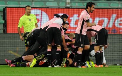 Belotti punisce il Sassuolo. Il Palermo vince al 93'