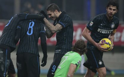 Inter, Kovacic e Palacio riacciuffano la Lazio: è 2-2