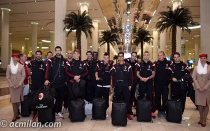Il Milan a Dubai, che entusiasmo per la squadra di Inzaghi