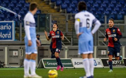 La Lazio cade ancora, primo successo del 2015 per il Genoa