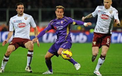 Succede tutto in 3': Salah e Vives. Fiorentina-Torino 1-1