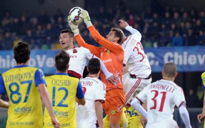 Milan, il mal di trasferta continua: 0-0 contro il Chievo