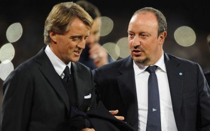Mancini: "Scudetto tra un anno". Benitez: "Gara da Premier"