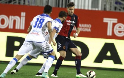 Cagliari, Vecino beffa Zeman: l'Empoli trova l'1-1 al 93'