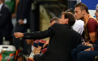 Garcia ritrova Totti, ruggito Mihajlovic: "Possiamo vincere"