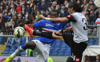 Il Cesena regge a Marassi, la Samp non segna: è 0-0