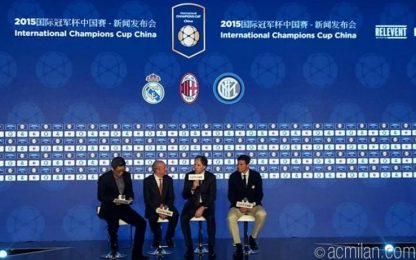 La Cina ospita Milan e Inter: a luglio la tournée col Real