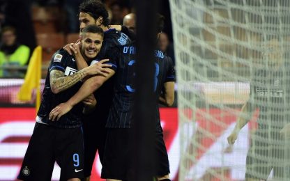Carattere Inter, Icardi spegne la Roma: 2-1 all'88'
