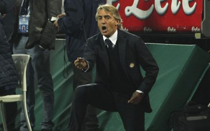 Mancini: "Faremo di tutto per arrivare in Europa League"