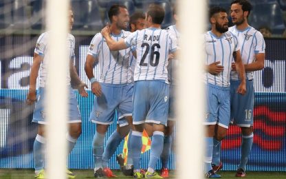 Lazio, basta Gentiletti: batte la Samp, è seconda