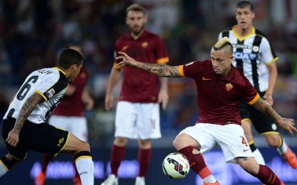 La Roma soffre ma rimonta, derby decisivo per il 2° posto