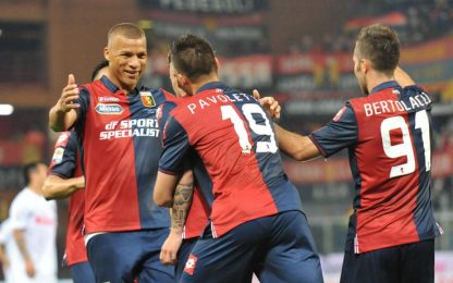 Kucka lancia il Genoa: 3-2 e Inter fuori dall'Europa