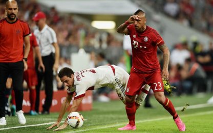 Il Bayern batte il Milan 3-0, furia Guardiola contro De Jong