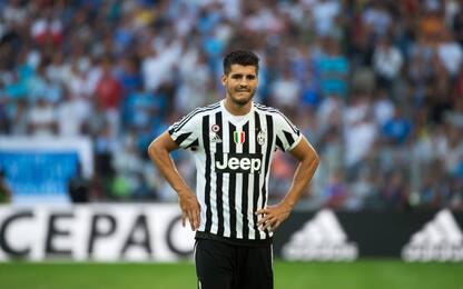 Tegola Juve: stop di un mese per Morata, niente Supercoppa