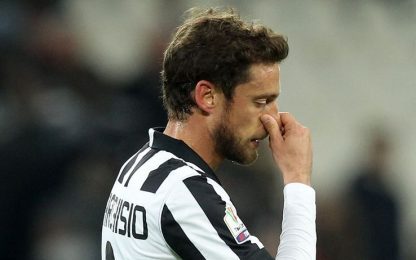 Juve, problema muscolare per Marchisio: stop di 20 giorni